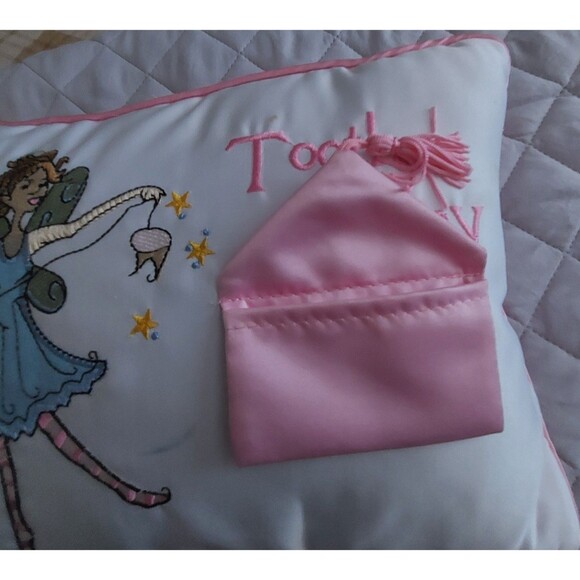 Lillian Rose Tooth Fairy Pillow,Excellent Condition,11.5 Wide And 9 High Very So - Picture 8 of 8